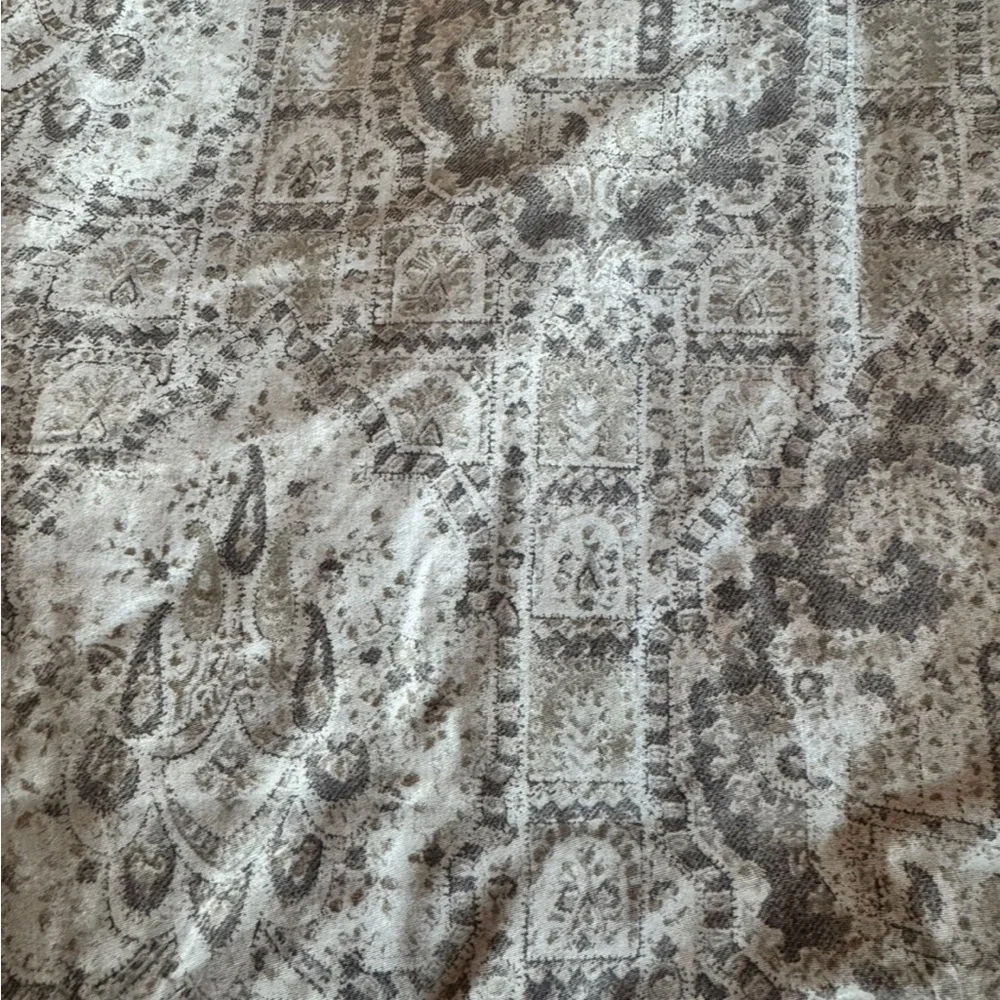 Restoration Hardware RH Taupe Italian Byzantine Fresco‎ Sateen Euro Shams x 2